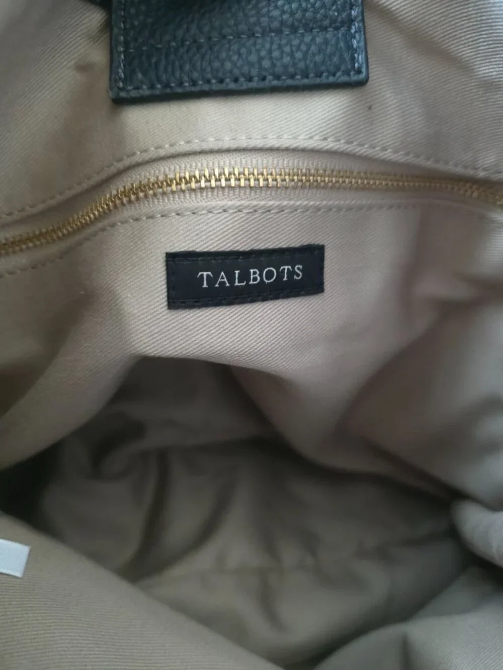 Talbots Woven Braid Nautical Rope Resort Beach Pool Navy Blue Tote Bag